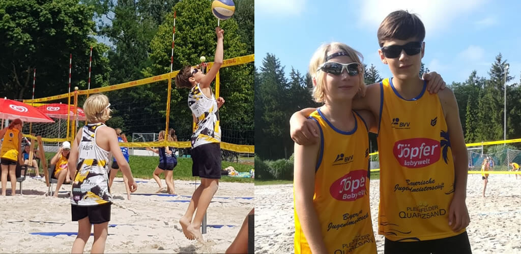 U13 auf bayerischer Beachvolleyballmeisterschaft